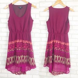 Target Mossimo Dress Sleeveless High Low Size S